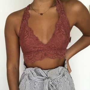 Mauve X Cross Back Bralette
